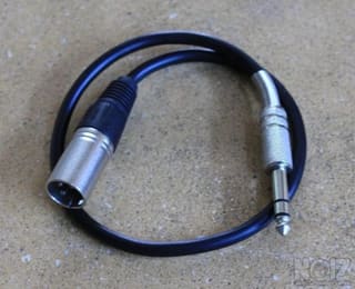 Balanced jack to xlr male 0.5m