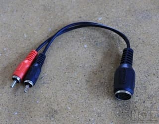 RCA male to 5pin female