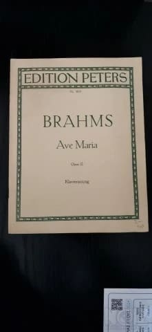 Παρτιτούρα Peter's edition Brahms opus 1