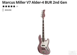 Marcus Miller V7 Alder-4 BUR 2nd Gen