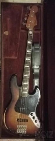 Fender jazzbass sunburst  1978