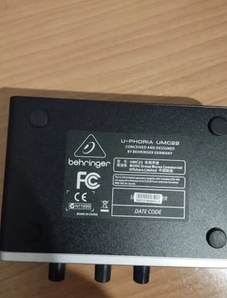 Behringer U-Phoria UMC22 | Κάρτα Ήχου US