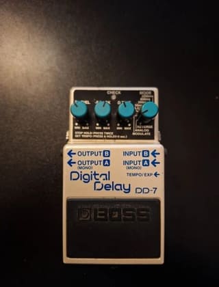 Boss DD-7 digital delay (made in Taiwan)