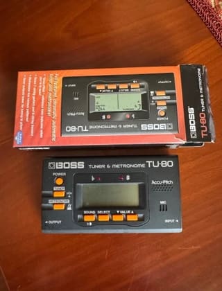 BOSS Tuner and Metronome TU-80