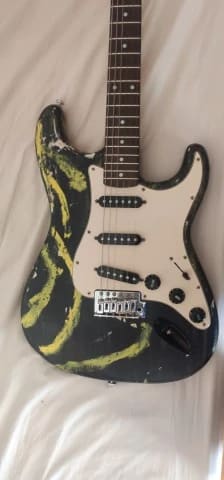 Hand painted chinese partscaster with fe