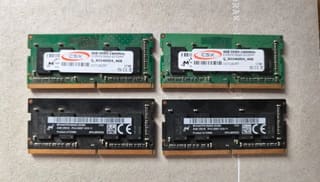 4x DDR4 RAM 4GB 2400MHz
