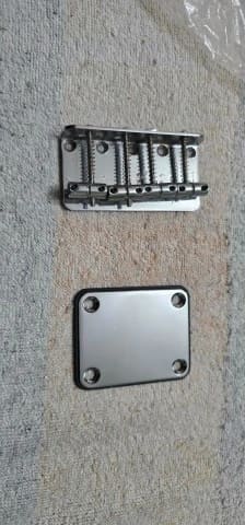 Γέφυρα και Backplate jazz bass/precision