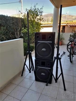2 Βάσεις Ηχείων , 2 Ηχεία Peavey HC115( 