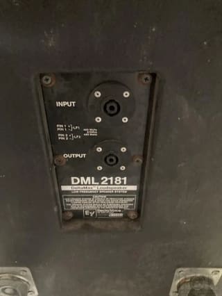 2 Sub Woofer 2 x 18 EV DML 2181