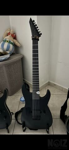 Esp ltd m7-ht baritone black metal