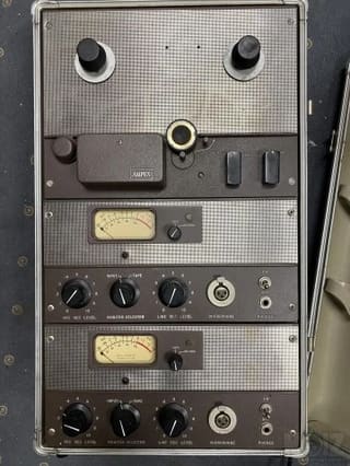 Ampex 602-2 tube preamps/ 2 track record