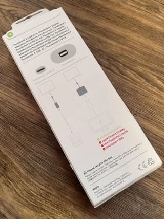 THUNDERBOLT 3 TO 2 ADAPTER Original
