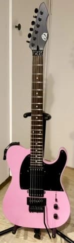 Custom Shred Machine (OQ Guitars) - Pink