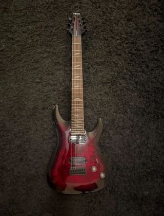 Schecter Omen Elite-7 Black Ch Burst