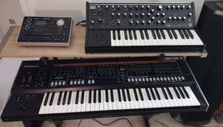 Roland Jupiter-X + Moog Subsequent (Μαζί O )