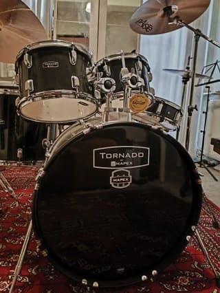 Drum Set Mapex Tornado + Paiste Ride/Cra