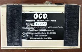 Fulltone OCD V1.4 Transition model με BL