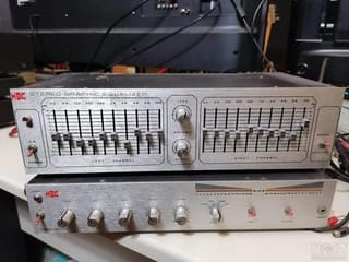 HBK ενισχυτής και γραφικό equalizer.