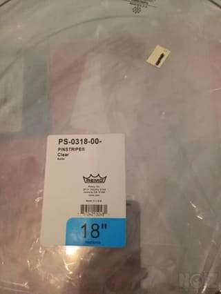 Remo pinstripe clear 18'