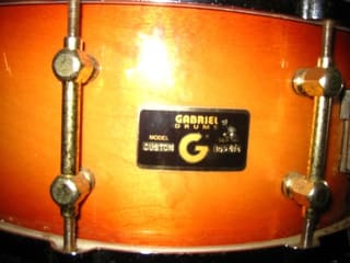 Gabriel snare solid custom maple