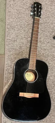 Fender CD-60 V3 DS Walnut Fingerboard Bl