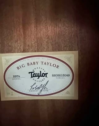 Taylor BBTe ηλεκτροακουστική κιθάρα + θήκη 