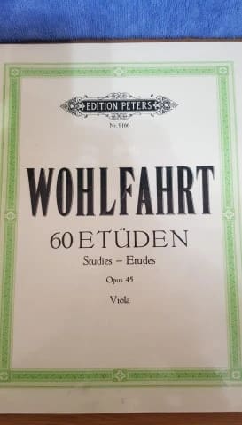 Βιβλίο Edition Peters Wohlfahrt Viola