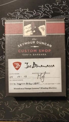Seymour Duncan Bonamassa Limited Edition 