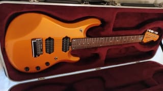 Music Man Petrucci JP7 Tangerine Pearl