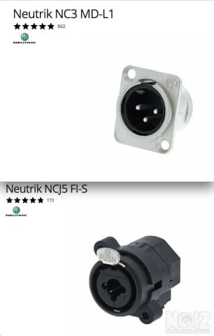 160 TEM Neutrik NCJ5 FI-S
