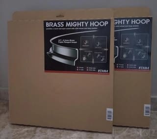 Tama Brass Mighty Hoops snare