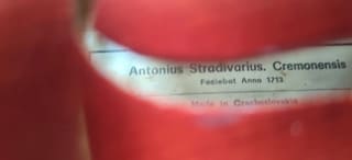 Antonius Stradivarius Cremonensis Faciebat Anno 1713 Cz