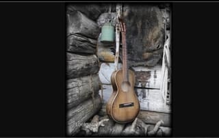 Κιθάρα parlor LOEF Lokta model