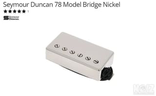 Seymour Duncan 78 Bridge (Van Halen)