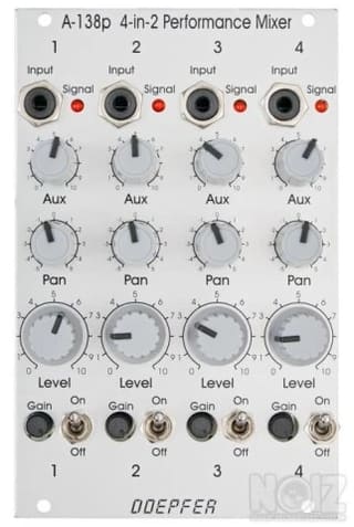 Doepfer A-138 Performance mixer - 3 modu