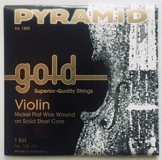 Pyramid 108/100 Gold Violin Set - 4/4 | 