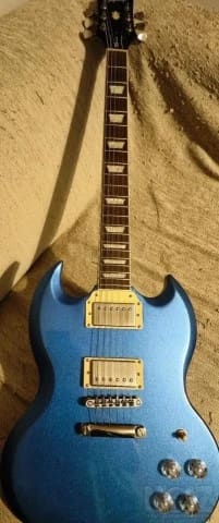 Epiphone sg muse Radio Blue