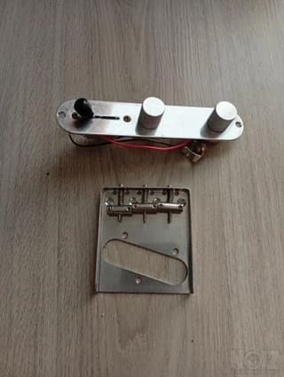 Telecaster 40th anniversary bridge, plate, electronics