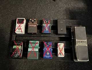 Pedaltrain 1 with Tour Case and pedals