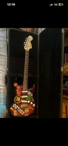 Fender Squier Stratocaster RW Antique Burst +hard case