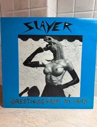 Slayer Greetings From My Cuts Bootleg Μπλε Βινύλιο+DVD 