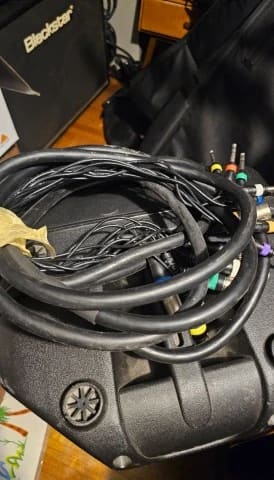 XLR male - Stereo Jack Multicore 5m