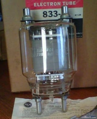 Ζεύγος Λυχνίες 833A RCA Tube