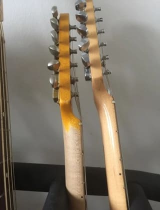 Ζητείται old 50s Strat 'baseball' maple neck profile