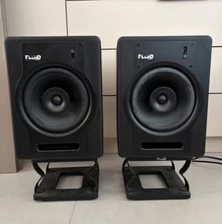 Fluid Audio FX8 ζευγάρι + desktop stands