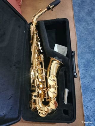 Yamaha YAS-480 alto σαξόφωνο με Nux B6 ασύρματο σύστημα