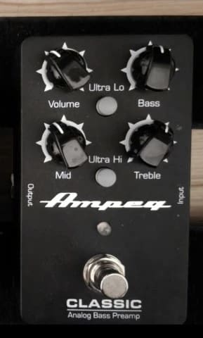 Ampeg Classic Analog Bass Preamp Πετάλι Preamp Ηλεκτρικ