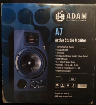 Adam A7 Active studio monitors
