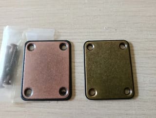 Guitar neck plates