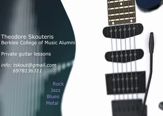 Theodore Skouteris guitar lessons (Berkl